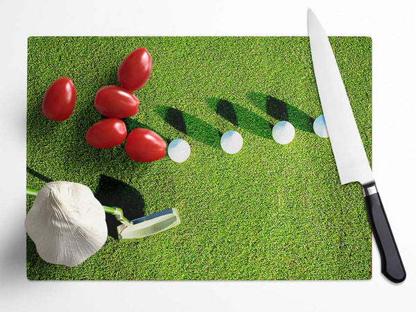 Golf Any One Glass Chopping Board