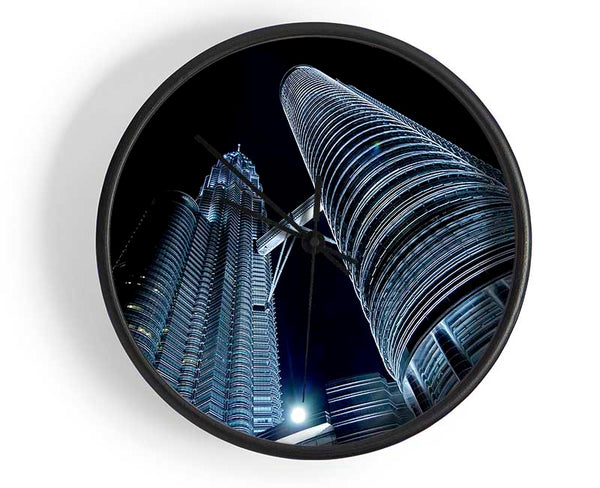 Building Towers Clock - Wallart-Direct UK