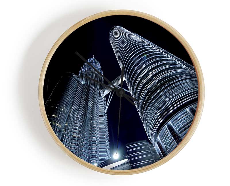 Building Towers Clock - Wallart-Direct UK