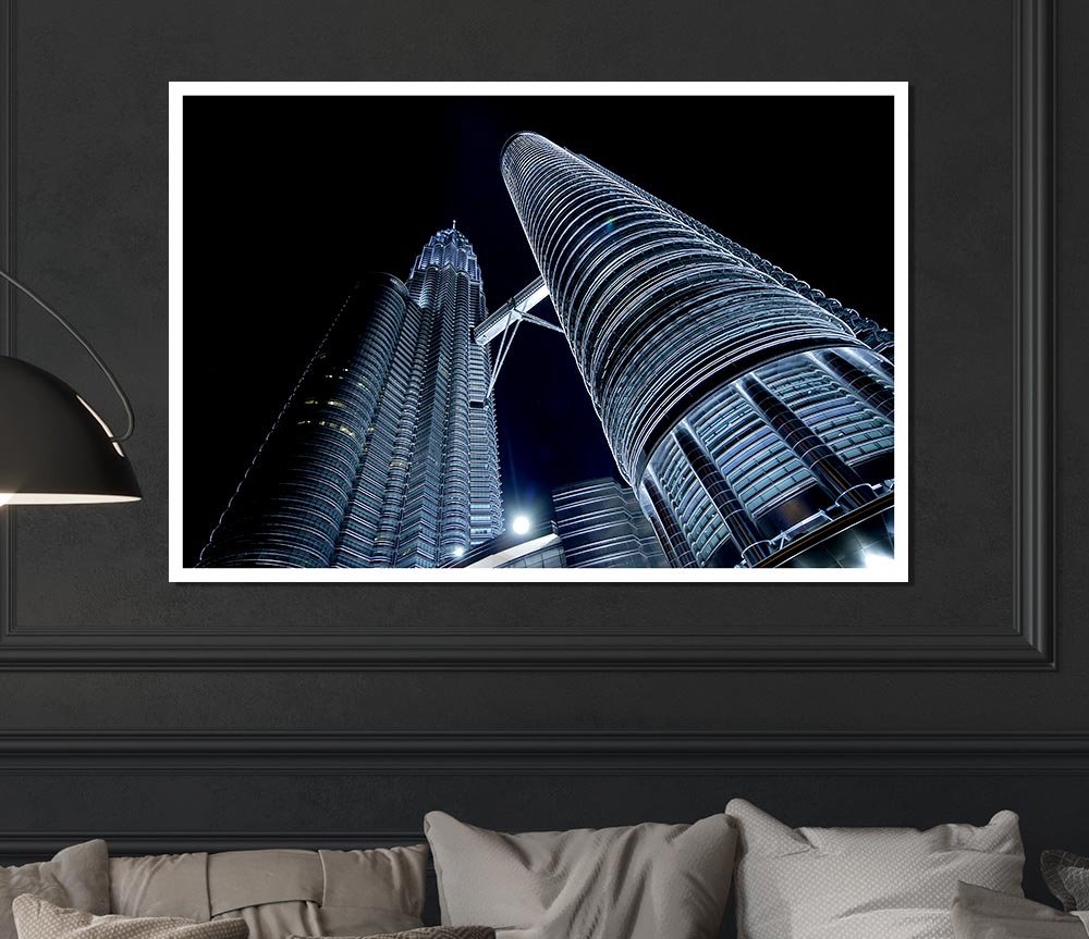 Building Towers Print Poster Wall Art