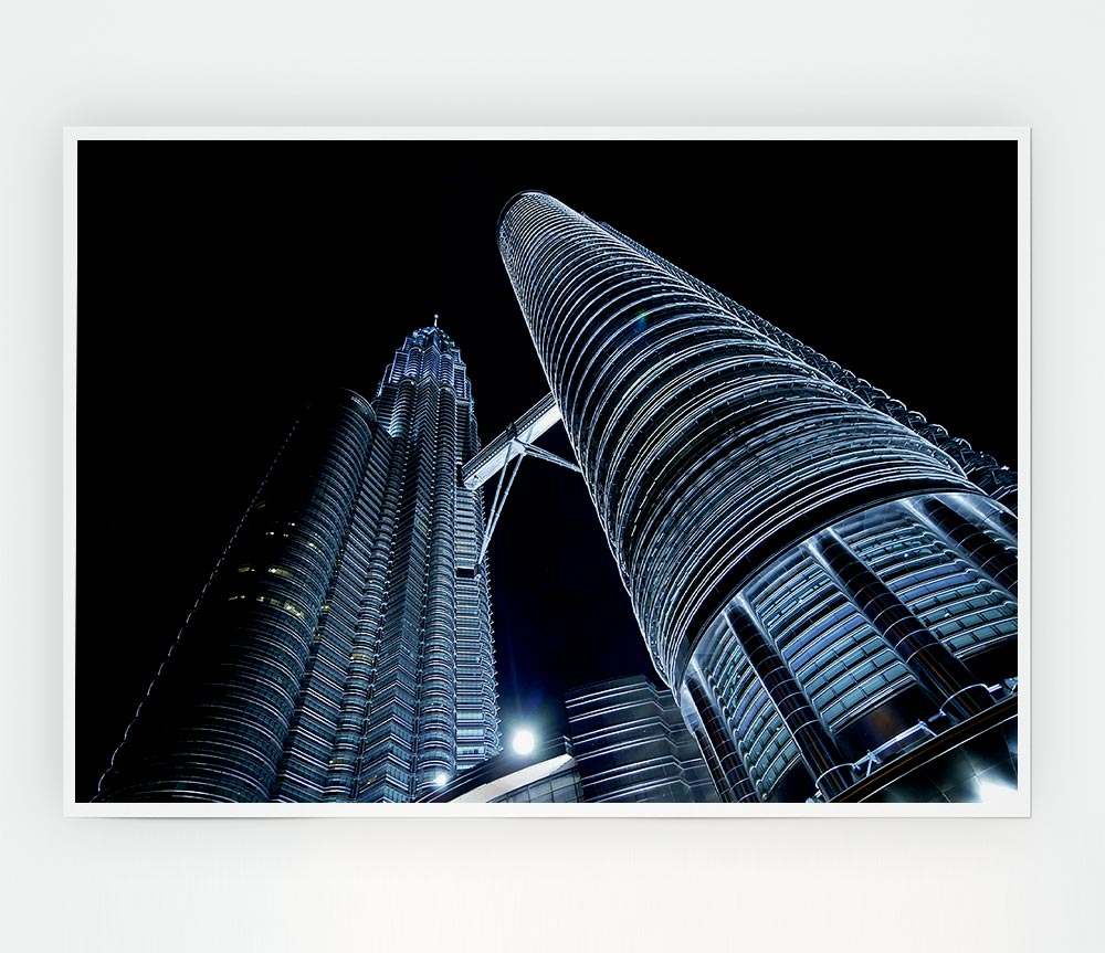 Building Towers Print Poster Wall Art