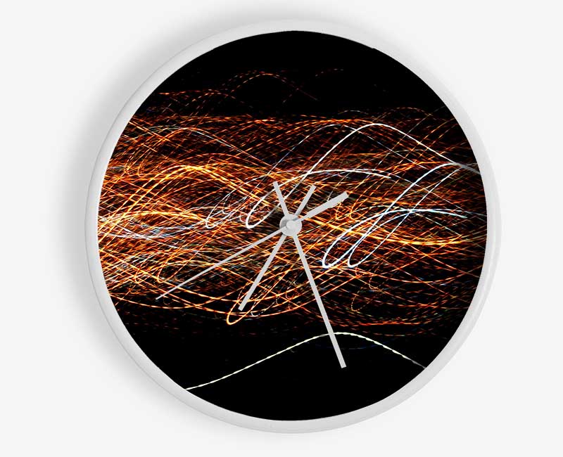 Radio Waves Clock - Wallart-Direct UK