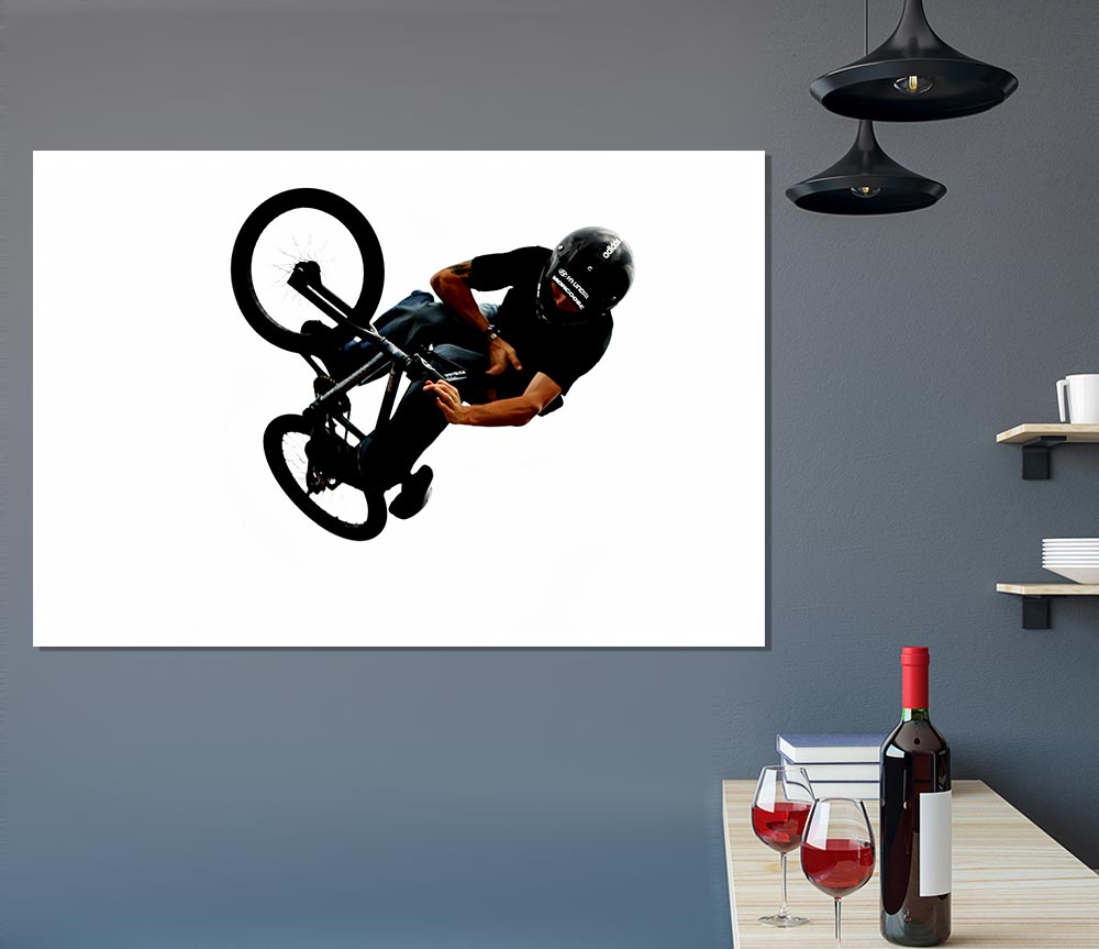 Bmx 180 Twist Print Poster Wall Art