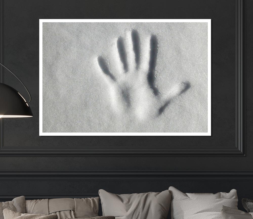 Hand Print Of Time Print Poster Wall Art