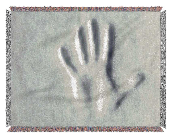 Hand Print Of Time Woven Blanket