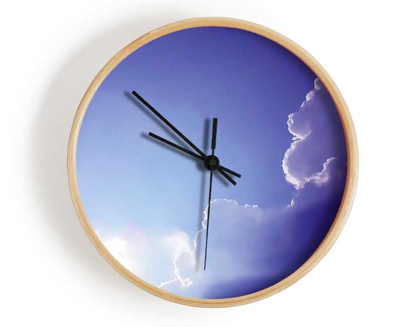 Sun Through The Clouds Clock - Wallart-Direct UK