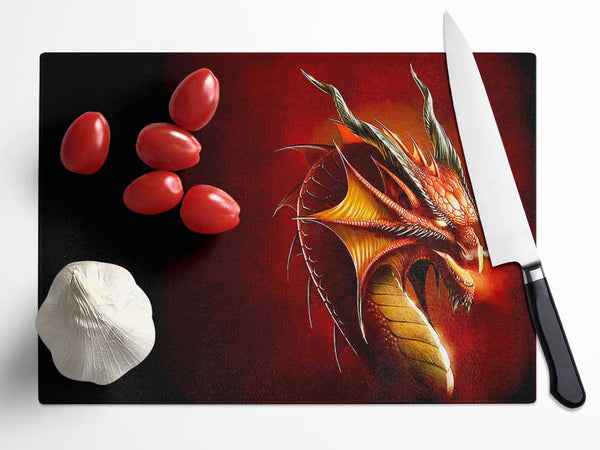 Dragons Breath Glass Chopping Board