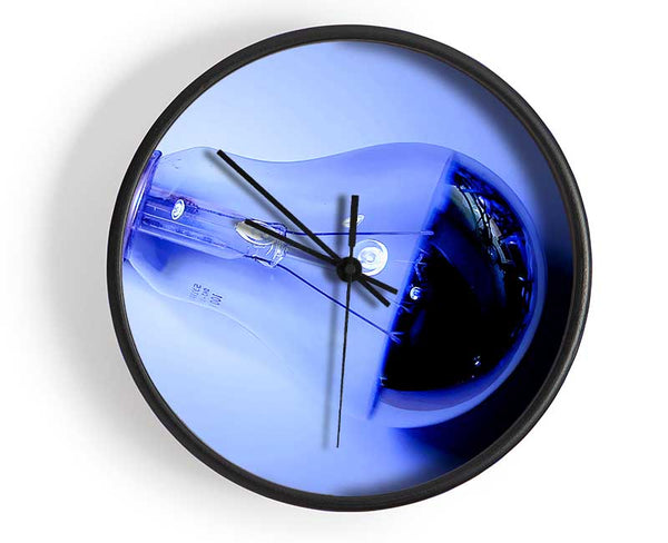 Lightbulb Blues Clock - Wallart-Direct UK