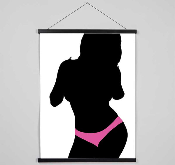 Hot Pink Hanging Poster - Wallart-Direct UK