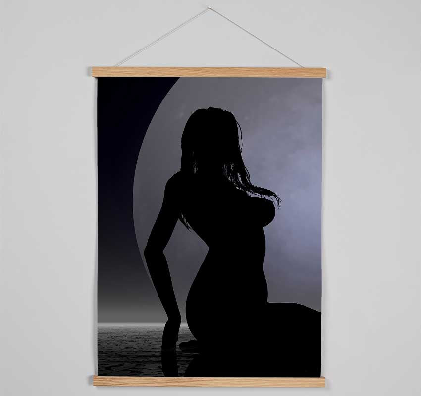 Midnight Woman Hanging Poster - Wallart-Direct UK