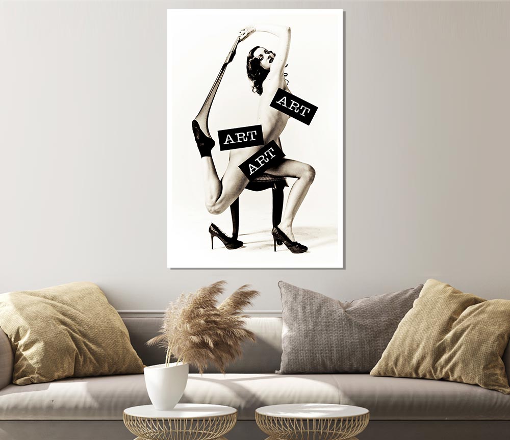 Female Art Print Poster Wall Art