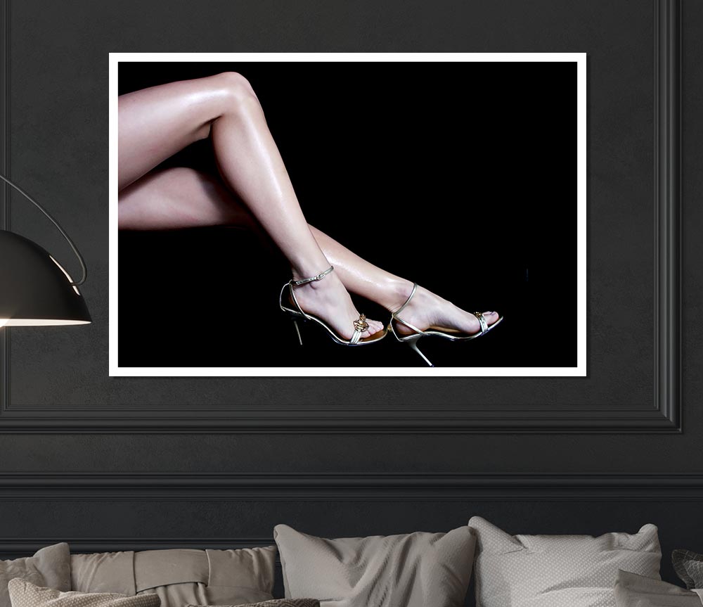 Hot Legs Print Poster Wall Art