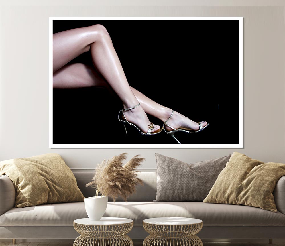 Hot Legs Print Poster Wall Art