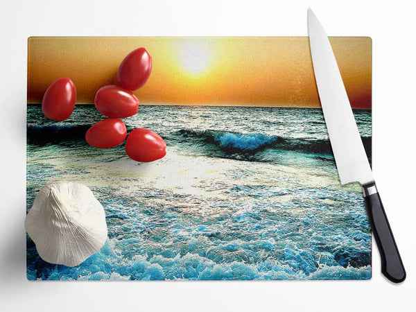 Sea Water Glass Chopping Board