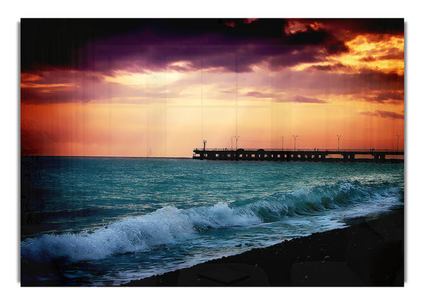 Ocean Waves At Daybreak