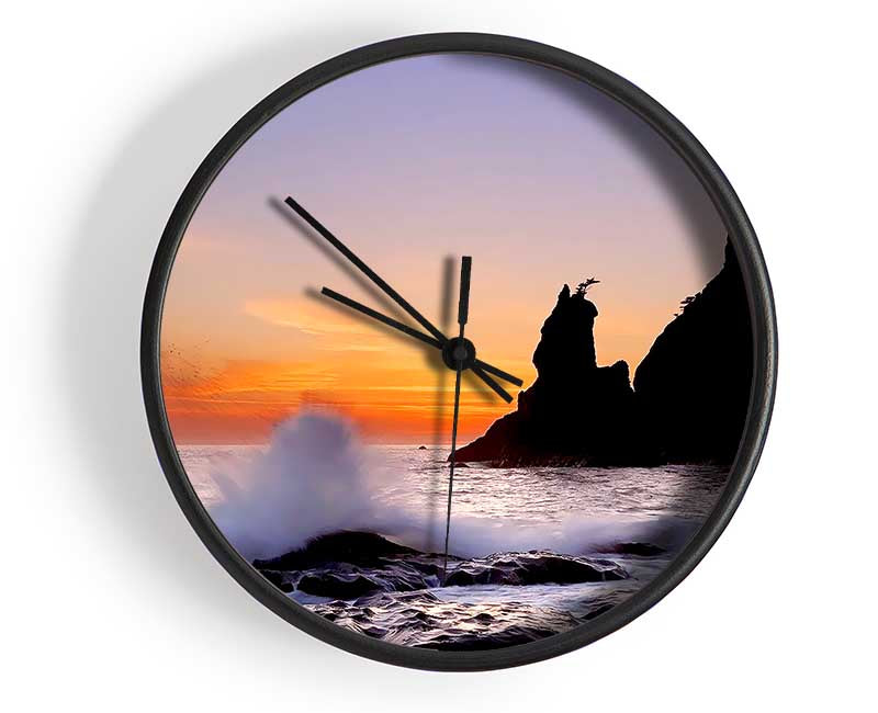 Ocean Spray Delight Clock - Wallart-Direct UK