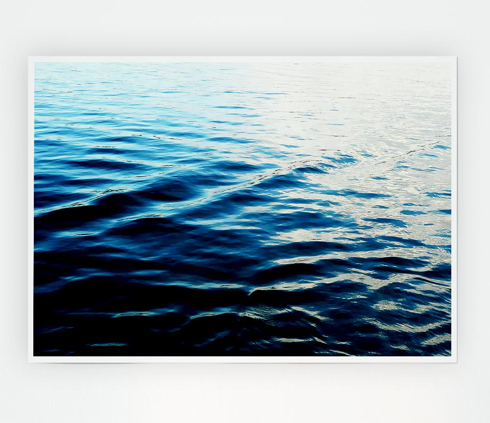 Just The Ocean Print Poster Wall Art