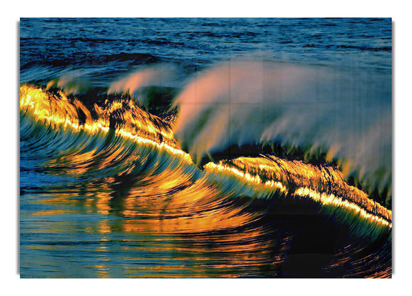 Golden Ocean Waves 1