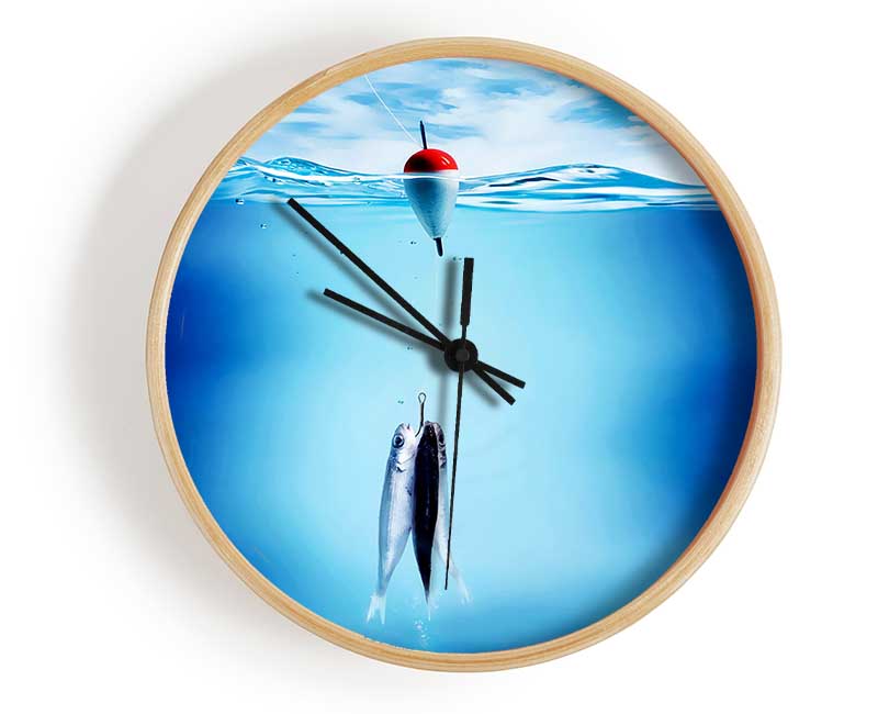 Fishing Trip Clock - Wallart-Direct UK