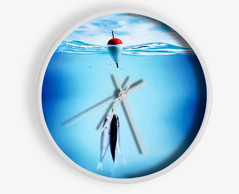 Fishing Trip Clock - Wallart-Direct UK