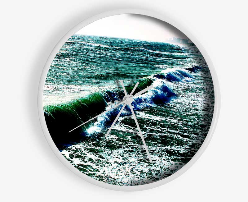 City Ocean Clock - Wallart-Direct UK