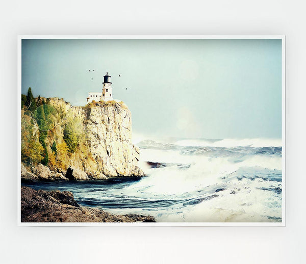 Beautiful Lighthouse Print Poster Wall Art