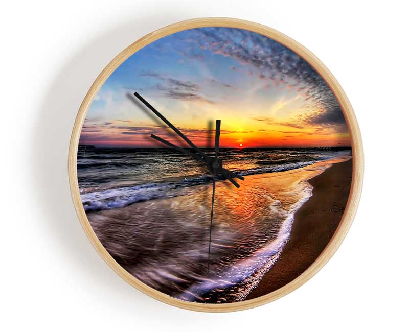 At The End Of The Ocean Clock - Wallart-Direct UK