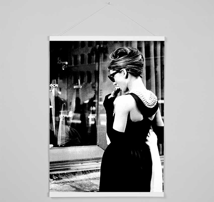 Audrey Hepburn Window Delight Hanging Poster - Wallart-Direct UK