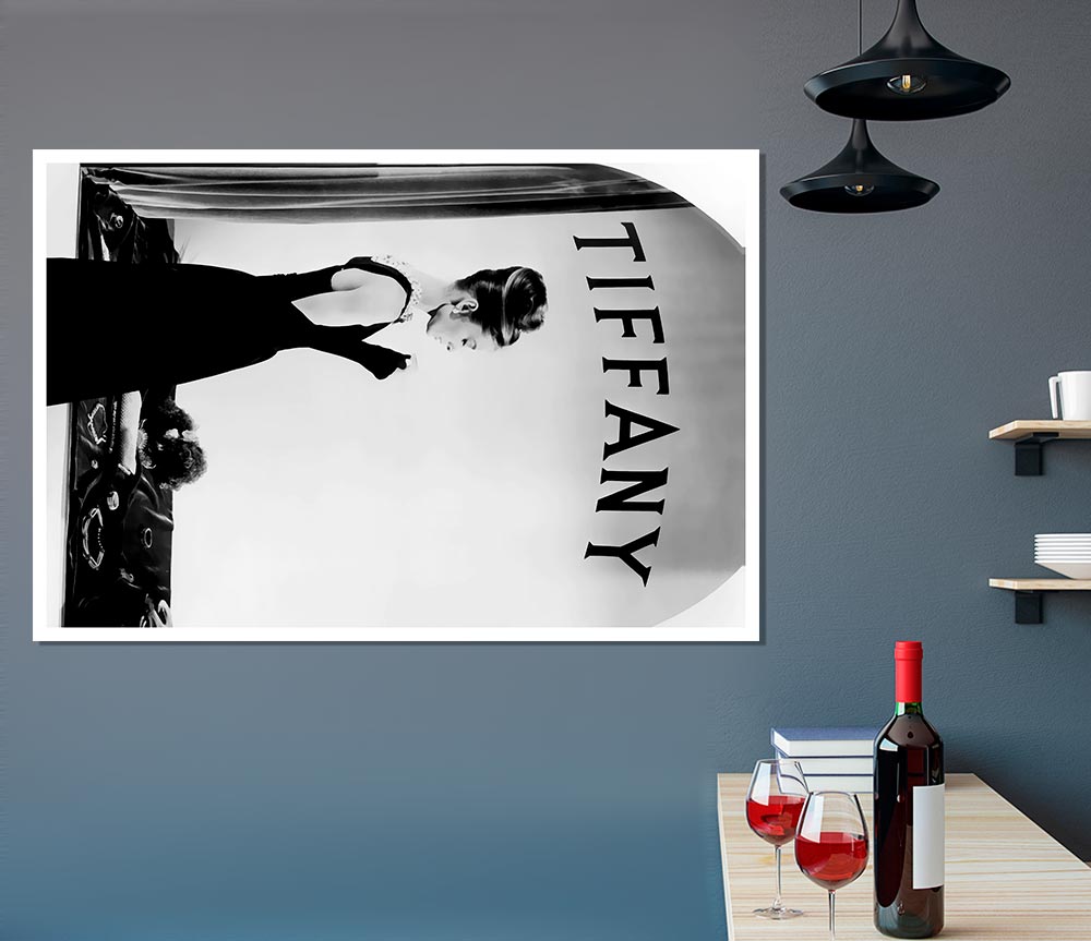 Audrey Hepburn Tiffanys Window Print Poster Wall Art