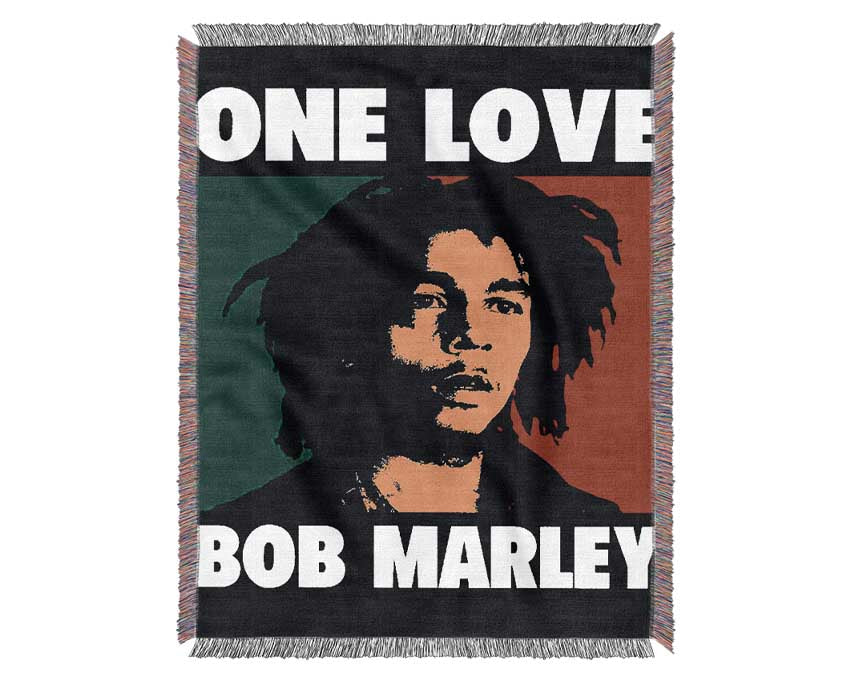 Bob Marley One Love Woven Blanket