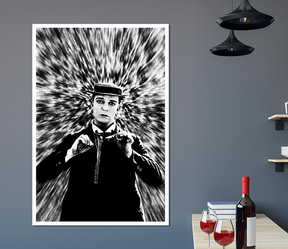 Buster Keaton 03 Print Poster Wall Art