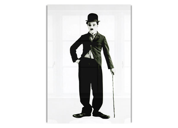 Charlie Chaplin Cane People Leinwandbild P