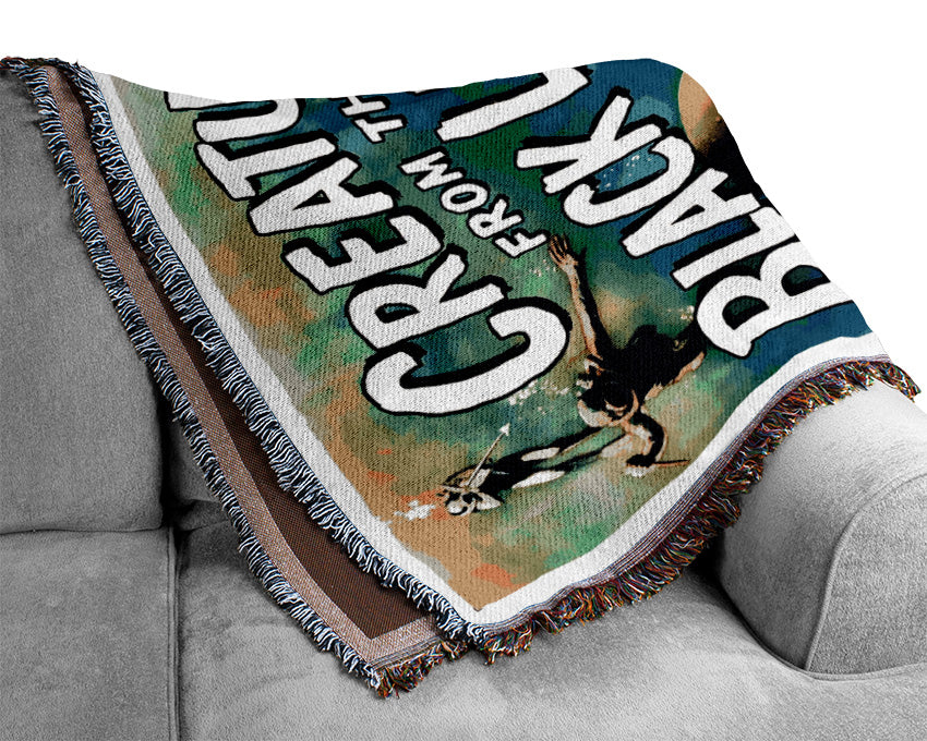 Creature From The Black Lagoon Woven Blanket