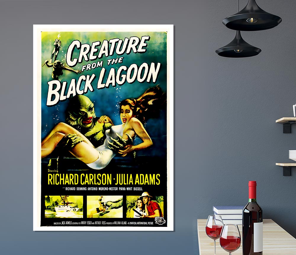 Creature From The Black Lagoon Print Poster Wall Art