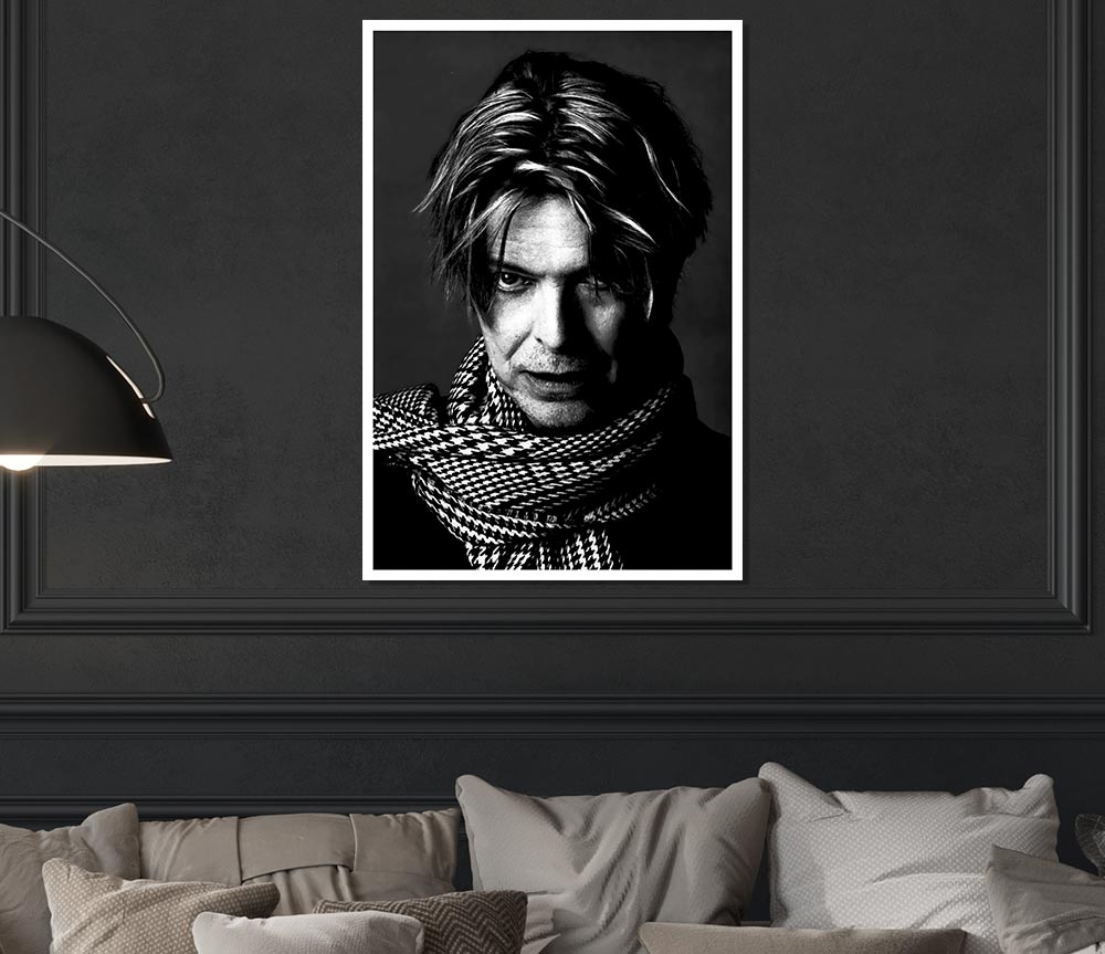 David Bowie B N W Print Poster Wall Art