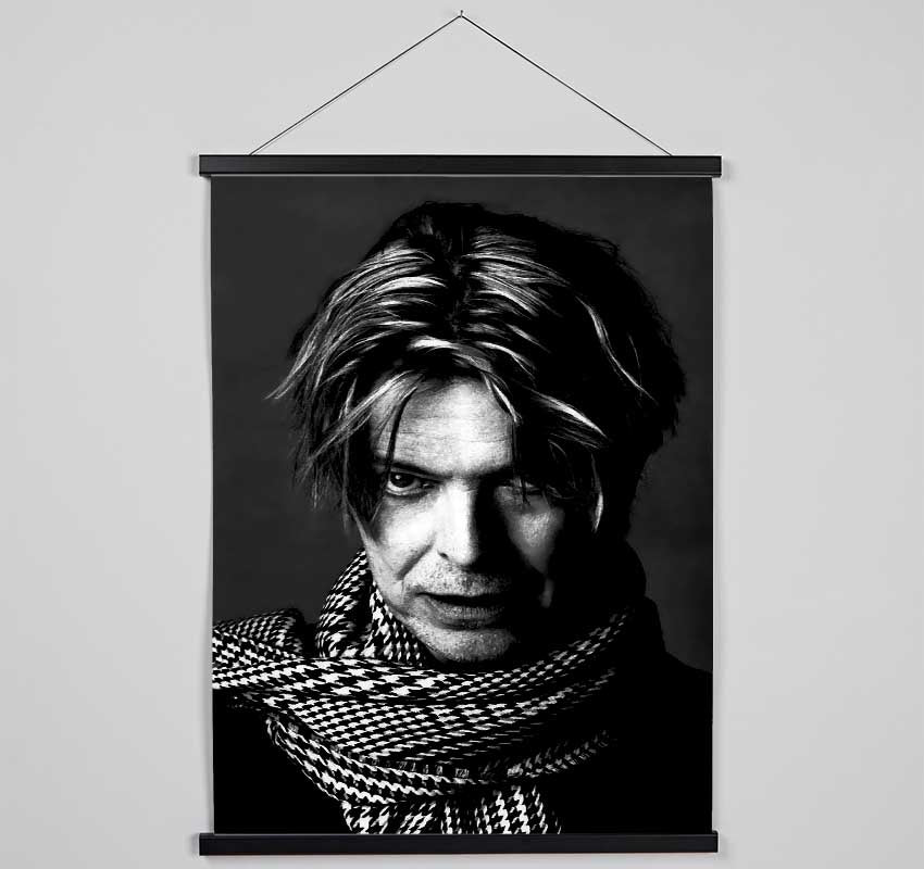 David Bowie B n W Hanging Poster - Wallart-Direct UK