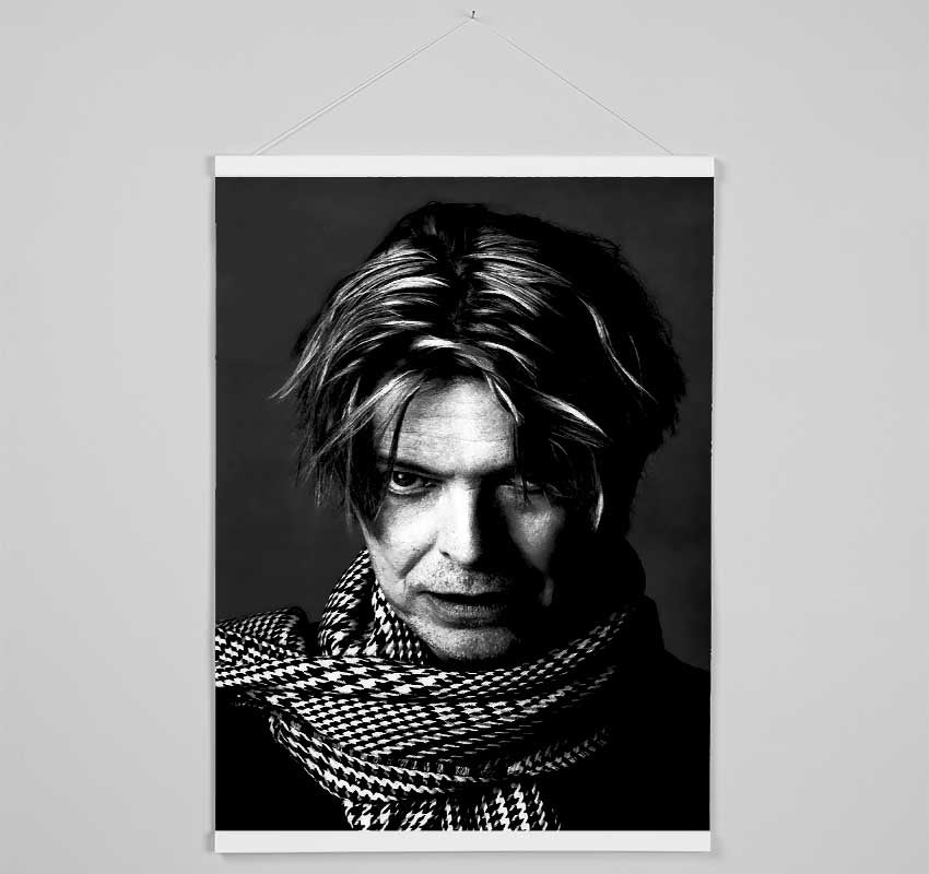 David Bowie B n W Hanging Poster - Wallart-Direct UK