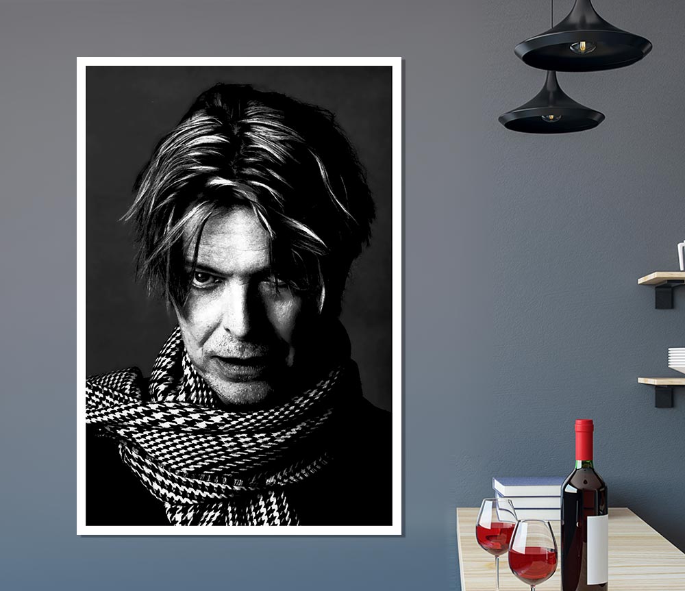 David Bowie B N W Print Poster Wall Art