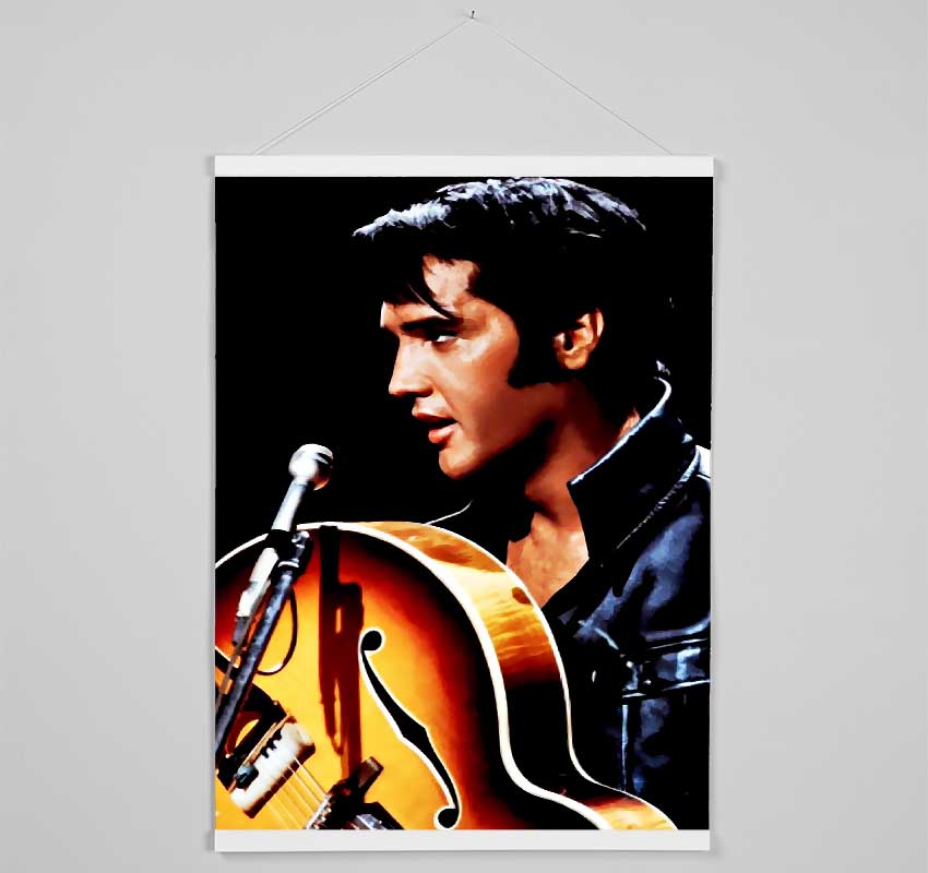 Elvis Guitar Hanging Poster - Wallart-Direct UK