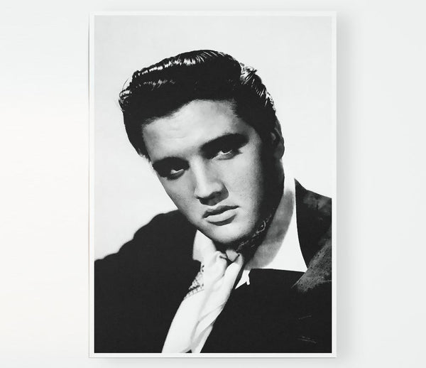 Elvis Presley Blue Suede Shoes Print Poster Wall Art