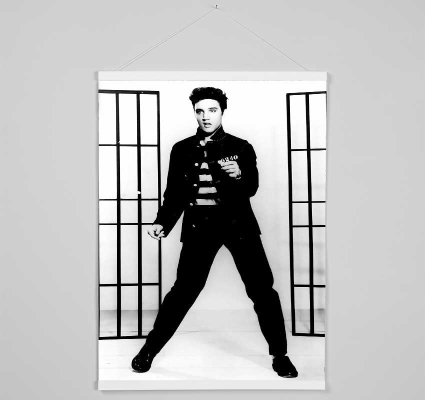 Elvis Presley Jail House Rock Hanging Poster - Wallart-Direct UK