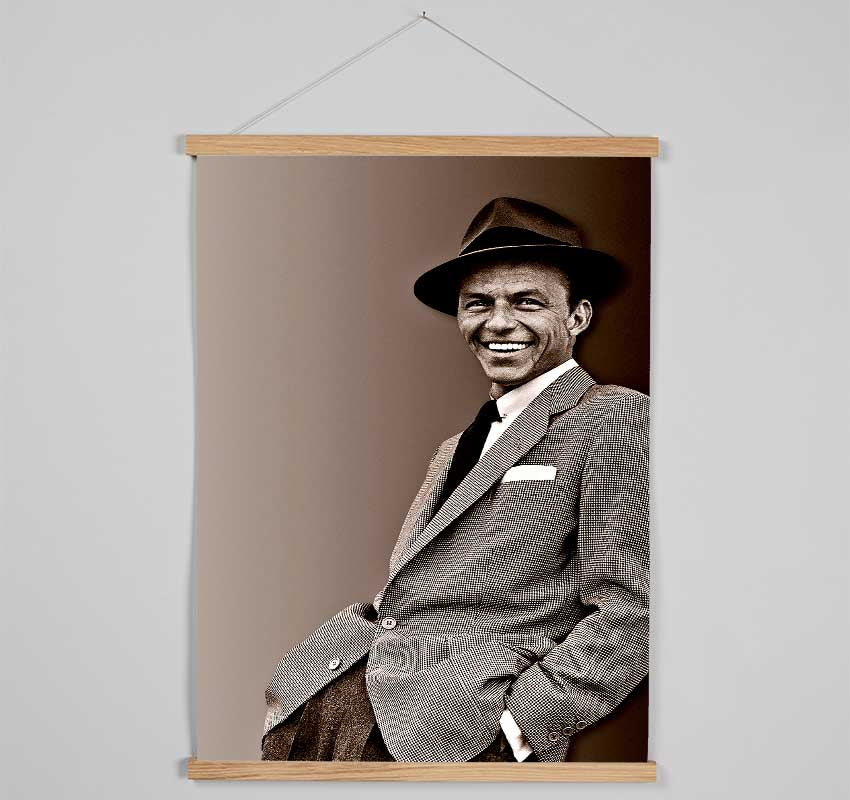 Frank Sinatra Sepia Hanging Poster - Wallart-Direct UK