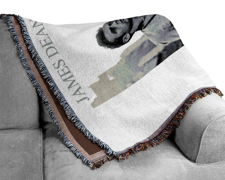 James Dean Walk Woven Blanket