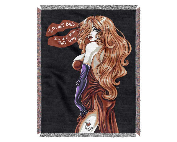 Jessica Rabbit I Love Roger Woven Blanket