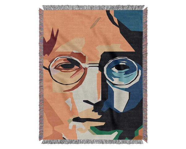 John Lennon Colours Woven Blanket