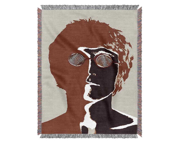 John Lennon Woven Blanket