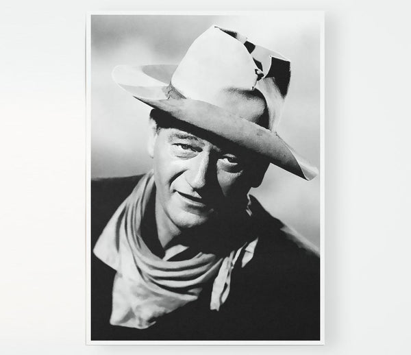 John Wayne Cowboy Print Poster Wall Art