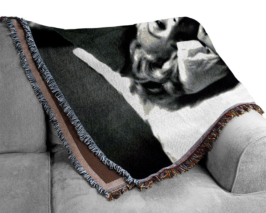 Marilyn Monroe In Bed Woven Blanket