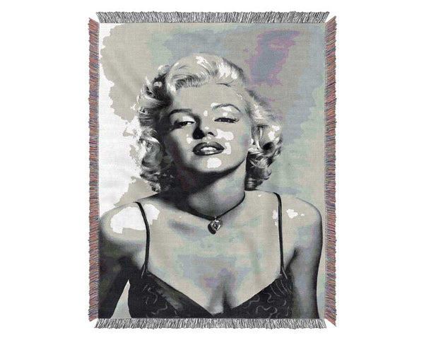 Marilyn Monroe Kiss Woven Blanket