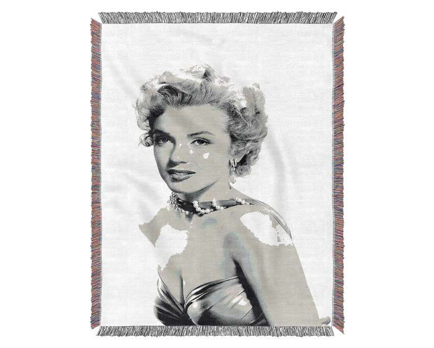 Marilyn Monroe Rare Classic 02 Woven Blanket